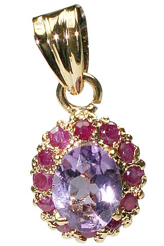 SKU 9944 - a Amethyst pendants Jewelry Design image