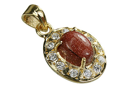 SKU 9946 - a Goldstone pendants Jewelry Design image