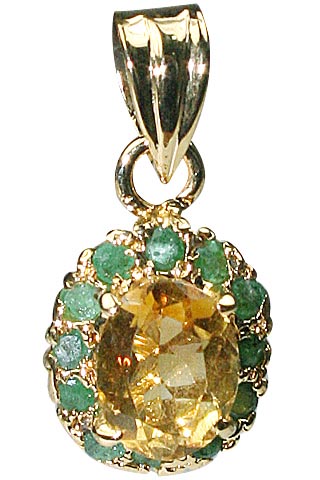 SKU 9947 - a Citrine pendants Jewelry Design image