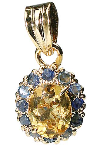 SKU 9952 - a Citrine pendants Jewelry Design image