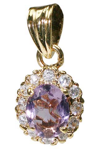 SKU 9954 - a Amethyst pendants Jewelry Design image