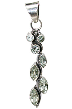 SKU 9997 - a Aquamarine pendants Jewelry Design image