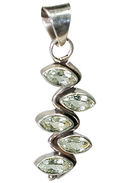 SKU 9998 - a Aquamarine pendants Jewelry Design image