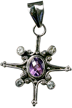 unique Amethyst pendants Jewelry