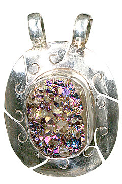 unique Drusy pendants Jewelry