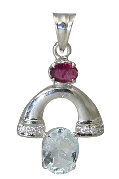 unique Aquamarine pendants Jewelry