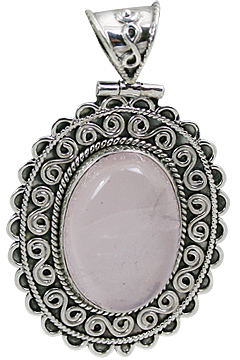 unique Rose quartz pendants Jewelry