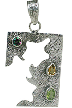 unique Multi-stone pendants Jewelry for design 10691.jpg