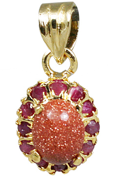 unique Goldstone pendants Jewelry