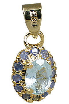 unique Blue Topaz pendants Jewelry