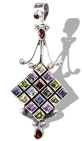 unique Multi-stone Pendants Jewelry