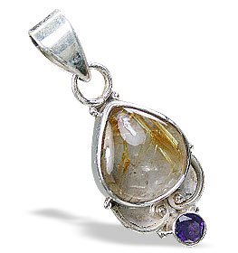 unique Rutilated Quartz pendants Jewelry for design 11389.jpg