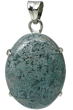 unique Moss agate pendants Jewelry