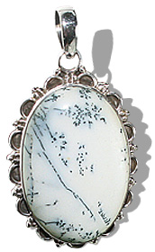 unique Dendrite opal pendants Jewelry