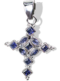 unique Iolite pendants Jewelry