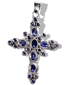 unique Iolite pendants Jewelry