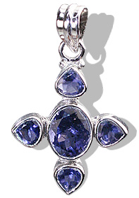 unique Iolite pendants Jewelry