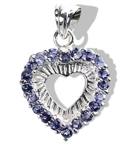 unique Iolite pendants Jewelry