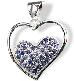 unique Iolite pendants Jewelry