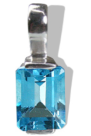 unique Blue topaz pendants Jewelry