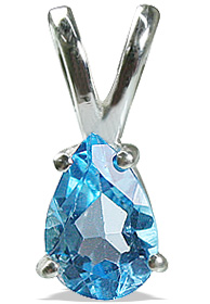 unique Blue topaz pendants Jewelry