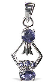 unique Iolite pendants Jewelry