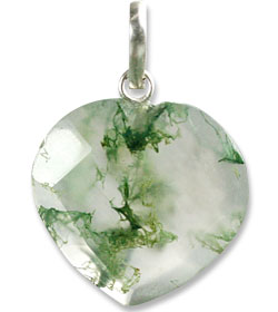 unique Moss agate pendants Jewelry