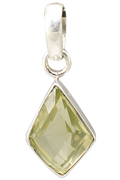 unique Lemon quartz pendants Jewelry