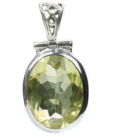 unique Lemon quartz pendants Jewelry