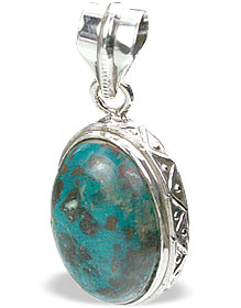 unique Chrysocolla Pendants Jewelry