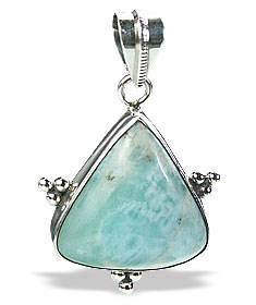 unique Larimar pendants Jewelry