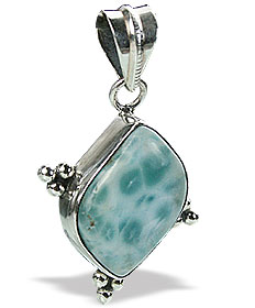 unique Larimar pendants Jewelry