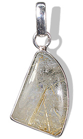 unique Rutilated quartz Pendants Jewelry