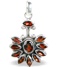 unique Garnet Pendants Jewelry