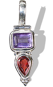 unique Garnet Pendants Jewelry
