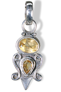 unique Citrine Pendants Jewelry