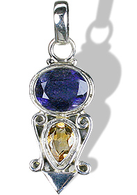 unique Iolite pendants Jewelry