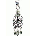Design 10000: blue aquamarine pendants