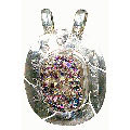 Design 10048: blue,green,pink drusy mother's day pendants