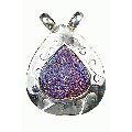 Design 10049: blue,green drusy mother's day pendants