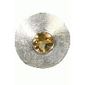 10050: Silver Setting yellow citrine pendants