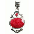 Design 10083: red ruby pendants