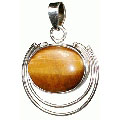 Design 10152: brown tiger eye pendants