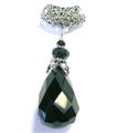 Design 10236: black onyx chunky pendants
