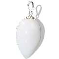 snow quartz pendants