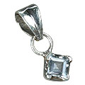 Design 10502: blue aquamarine mini pendants