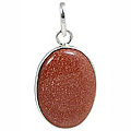 Design 10659: orange,red goldstone pendants