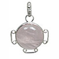 rose quartz pendants