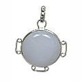 Design 10893: white chalcedony pendants