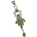 Design 11265: green peridot pendants
